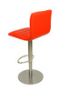 Deluxe Aldo Brushed Bar Stool Red