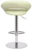 Deluxe Sorrento Kitchen Brushed Bar Stool Cream