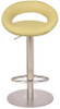 Deluxe Sorrento Leather Brushed Bar Stool Cream