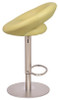 Deluxe Sorrento Leather Brushed Bar Stool Cream