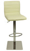 Deluxe Aldo Bar Stool Cream Square Base