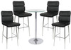 Moderno Fixed Height Bar Stool and Como Table Package