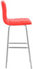 Aldo Fixed Height Bar Stools Red