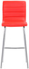 Aldo Fixed Height Bar Stools Red