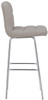 Allegro Fixed Height Bar Stools Grey