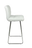 Allegro Fixed Height Curved Bar Stools White