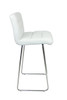 Luscious Fixed Height Curved Bar Stools White