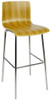 Venezia Fixed Height Bar Stools Zebrano