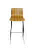 Venezia Fixed Height Bar Stools Zebrano