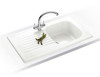 Franke Elba ELK611 Ceramic White Kitchen Sink