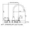 Perrin & Rowe Athenian 4371 Kitchen Tap