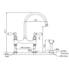 Perrin & Rowe Ionian 4173 (with Rinse) Kitchen Tap