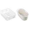 Franke EUX/CRX/CPX Accpack A Consisting of a Basket and Strainer Bowl White 112.0050.416