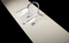 Minerva Nimbus Grey Acrylic Sink Modules 3050 x 650mm 1.5 bowl white acrylic