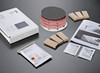 Minerva Sparkling White Acrylic Accessories Joint kit (inc 75ml adhesive, sanding pads & mdf blocks)