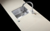 Minerva Grey Storm Acrylic Sink Modules 3050 x 650mm standard sink bowl s/steel
