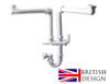 British Precision Plumbing Double Bowl Plumbing Kit