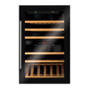 Black Built In Dual Zone 60cm Matrix Wine Cooler