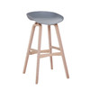 Grey Equator Bar Stool