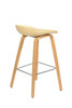 Cream Equator Bar Stool