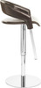 Eleganza Signature Real Leather Bar Stool Black