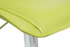 Magnifico Signature Real Leather Bar Stool Lime Green