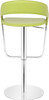 Eleganza Signature Real Leather Bar Stool Lime Green