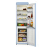 Swan Retro Slimline Fridge Freezer, Blue - Energy Rating: