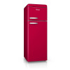 Swan Retro Top Mounted Fridge Freezer, Red - Energy Rating: