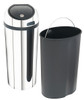 Lamboro Enorme 40 Litre Stainless Steel Press Top Bin