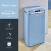 Swan Retro 45L Square Sensor Bin Blue