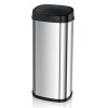 Tower Chroma 50L Square Sensor Bin Polished Stainless Steel