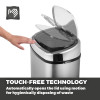 Tower 58L Stainless Steel Sensor Bin