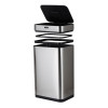 Tower 75L Rectangular Sensor Bin Matt Steel