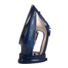 Tower CeraGlide 2400W Cord Cordless Steam Iron Blue and Gold