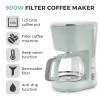 Tower Scandi 900W 1.25L Coffee Maker Sage Green