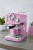 Swan Retro Espresso Coffee Machine - Pink