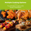 Tower 1000W 1.6L Compact Manual Air Fryer Grey