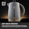 Tower Empire 3KW 1.7L Kettle Grey with Brass Accents