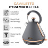 Tower Cavaletto 3KW 1.7L Pyramid Kettle Grey