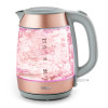 Tower Glitz 3KW 1.7L Glass Kettle Blush Pink
