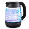 Tower Glitz 3KW 1.7L Glass Kettle Black