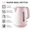Tower Scandi 3KW 1.7L Rapid Boil Kettle Marshmellow Pink