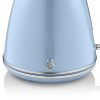 Swan 1.5 Litre Retro Jug Kettle - Blue