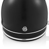 Swan 1.8 Litre Retro Dome Kettle - Black