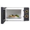 Tower Rose Gold 700W 17L Manual Microwave Black