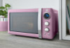 Swan 800W Retro Digital Microwave - Pink
