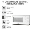 Tower 14 Litre Manual Control Microwave Oven White