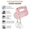 Tower Cavaletto 300W Hand Mixer Pink and Rose Gold