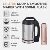 Tower 1.6L Soup Maker inc 500ml Flask Rose Gold